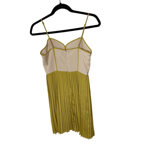 Coincidence and Chance S Quirky Retro Anthropologie Bodycon Mini Dress Green - Picture 4 of 5